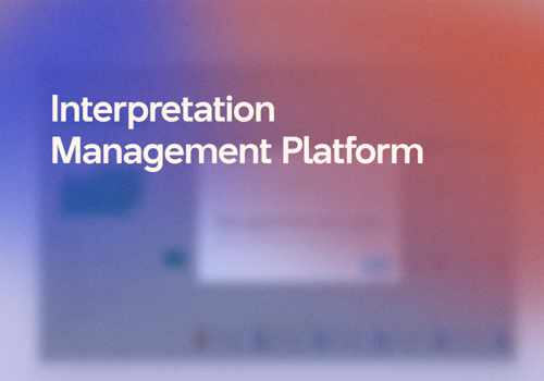 Web Development Package Example: Interpretation services management platform