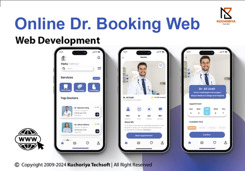 Custom Software Development Package Example: Online Dr. Booking Website