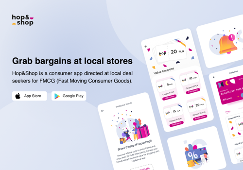 UX/UI Design Package Example: Hop&Shop