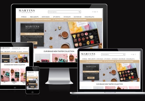 E-Commerce Development Package Example: Martins Chocolatier