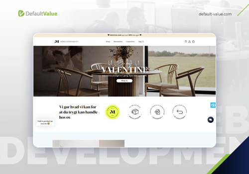 E-Commerce Development Package Example: Quality furniture store