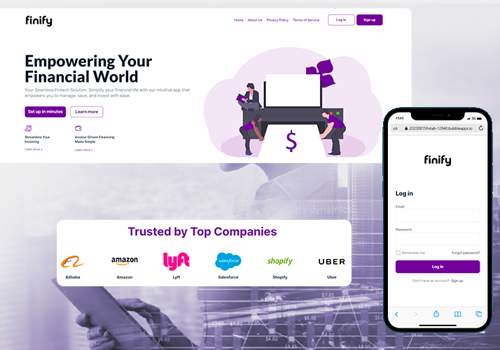 Web Development Package Example: Fintab