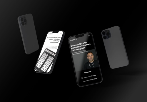 Web Design Package Example: Metalcer - Cerrajería Metálica