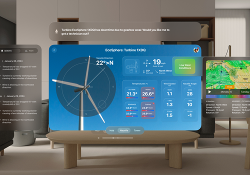 UX/UI Design Package Example: Operations with Spatial Computing and A.I.