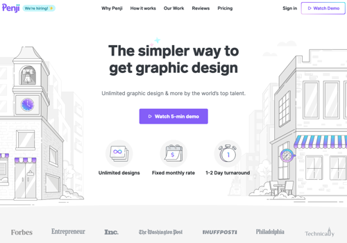 Web Development Package Example: Landing Page