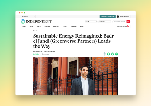 Public Relations Package Example: Greenverse Partners