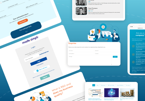 Web Development Package Example: Kapitalise - Fintech and Consulting Tax Web App