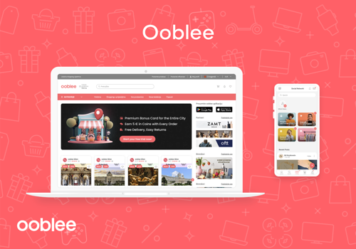 UX/UI Design Package Example: Ooblee
