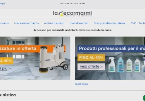 Web Design Package Example: Ladecormarmi