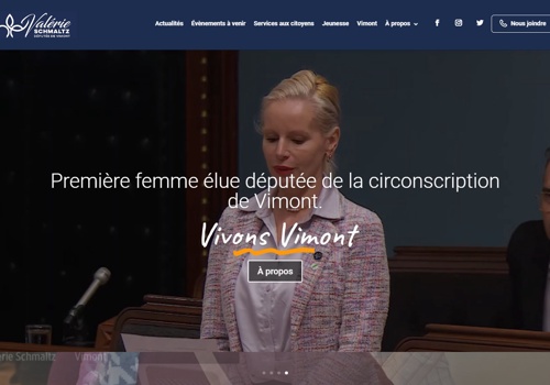 Web Design Package Example: Political Website – WordPress Divi