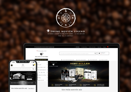 E-Commerce Development Package Example: Trung Nguyen Legend