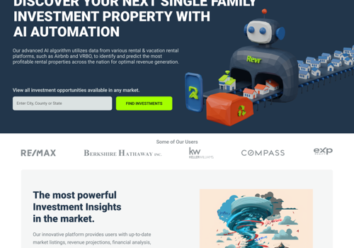 Web Development Package Example: REVR - AI-Powered Real Estate Investment Platform