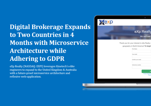 Custom Software Development Package Example: EXPI: NASDAQ - Expands to 2 Countries in 4 Months