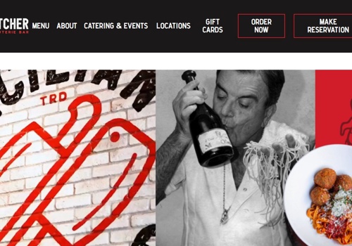 Web Design Package Example: The Sicilian Butcher