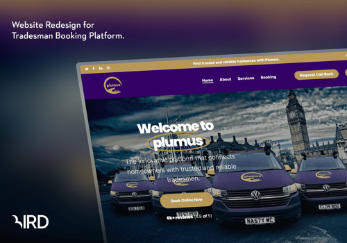 Search Engine Optimization Package Example: Plumus - Website Design and Graphic Design