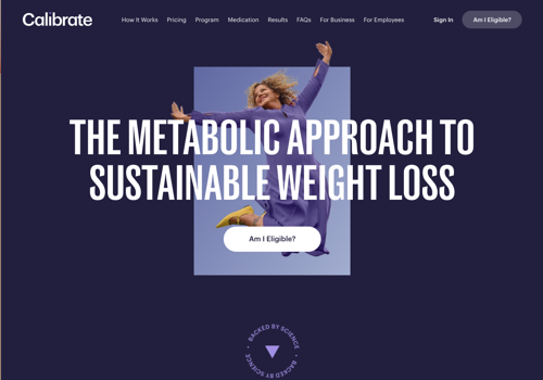 Web Design Package Example: Calibrate