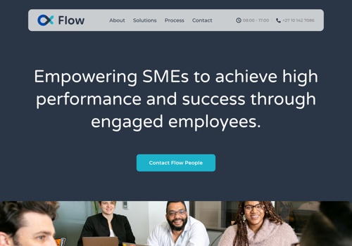 Web Development Package Example: Multi-Faceted Approach for Flow People