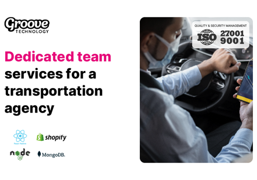 Custom Software Development Package Example: Dedicated team services for a transportation agenc