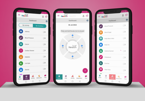 UX/UI Design Package Example: Bell Health - Health & Wellness App