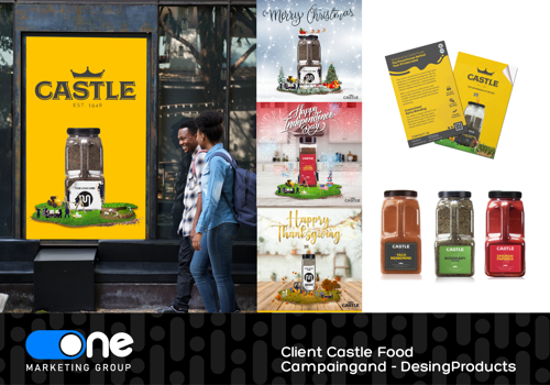 Web Design Package Example: Advertising Castle Food