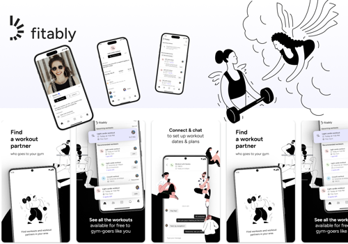 Mobile App Development Package Example: Fitably: Find college workout partners nearby