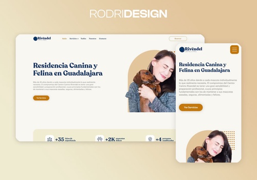 Web Design Package Example: Residencia Rivendel - Web Design & Development