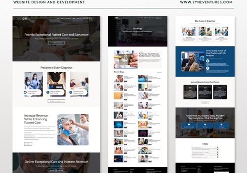 Web Design Package Example: HG Analytics - Website Design & Develop