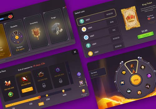 Blockchain Package Example: Metakingdom Play 2 Earn application