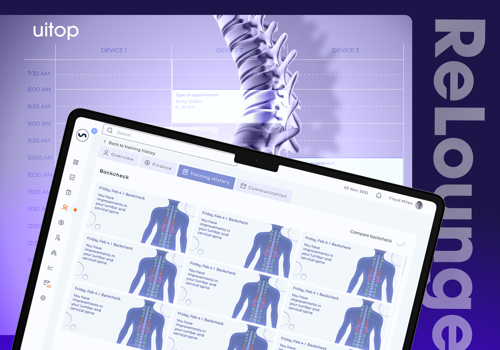 UX/UI Design Package Example: reLounge - Advanced CRM for fitness centers