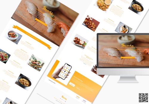 Web Design Package Example: Snacks App - A Complete Snackz Order Application