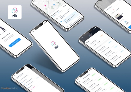 UX/UI Design Package Example: move Zik - UI/UX design
