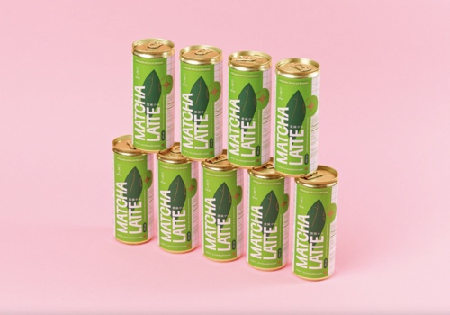 Branding Package Example: Matcha Latte Okasi Packaging Design