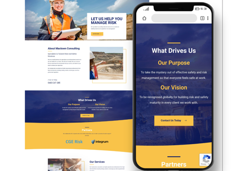 Web Design Package Example: Launching a Leading Construction Consultant Brand