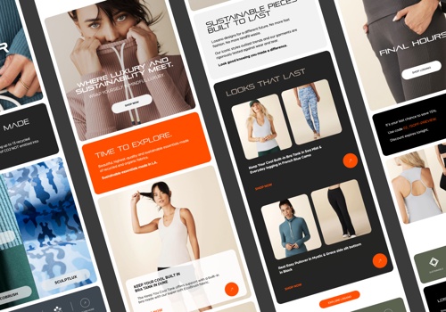 Email Marketing Package Example: Email Design: Retail brand