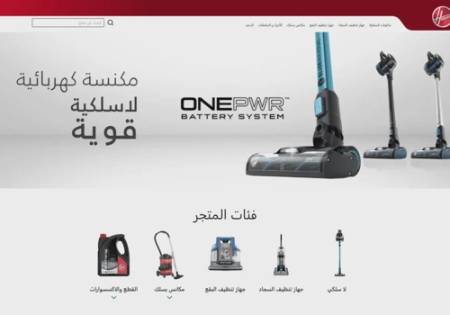Web Design Package Example: Hoover