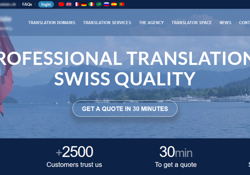 Call Center Services Package Example: Business Development for Swiss Translation Agency