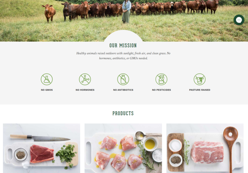 Web Design Package Example: GrassRootScoop