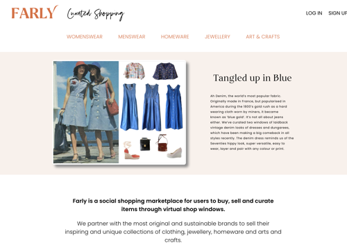Custom Software Development Package Example: Farly – Sustanaible Marketplace