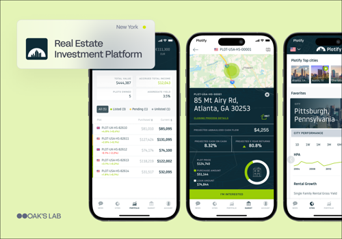 Web Development Package Example: Global Real Estate Investment Web and Mobile App