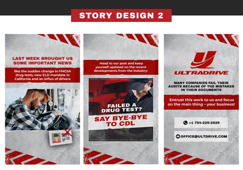 Social Media Marketing Package Example: Brandbook UltraDrive