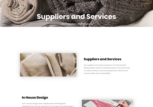 Web Design Package Example: Highbury Sourcing