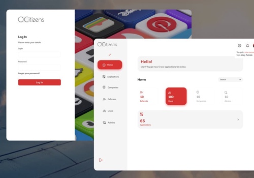 Web Development Package Example: No-Code End-User Tech Talent Referral Portal
