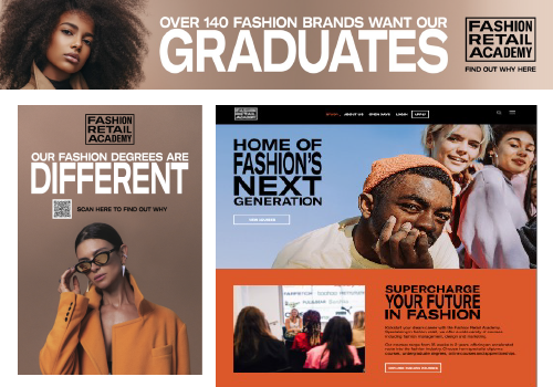 Branding Package Example: Fashion Retail Academy - Rebranding