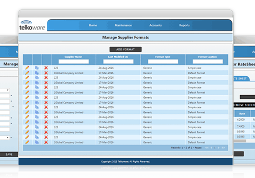 Custom Software Development Package Example: Telecom Rates Management Solution