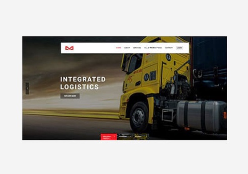Web Design Package Example: Corporate website for Megah Transport Sdn Bhd
