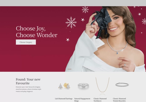 Web Design Package Example: Enhanced Digital Presence for Gregory Jewellers