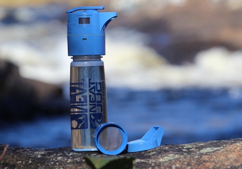 Product Design Package Example: Neat Jug - A bottle with water purifier technology