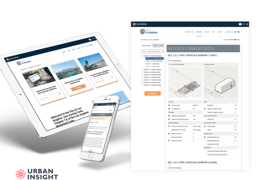 Web Development Package Example: City of Los Angeles, California
