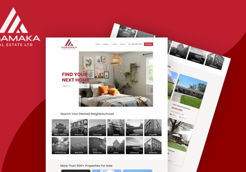 Logo Package Example: Asamaka Automotive & Asamaka Real Estate