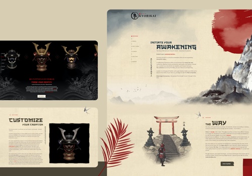 UX/UI Design Package Example: The Path to Kyorikai, Web Design and Development